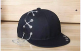 Punk rock studded baseball cap