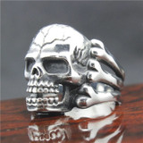 Skull and bones ring