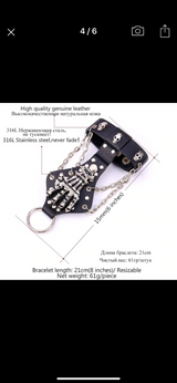 Skulls slave bracelet