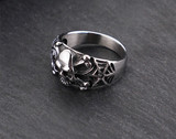 Skull and crossbones SS ring