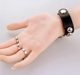 skulls ring wolf slave bracelet