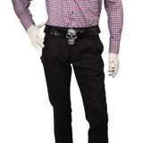 skull head Cowhide leather belt