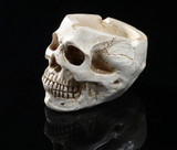 Skull resin ashtray