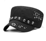 skull rivet cap