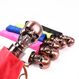 Personality Skull Opaque Fully-automatic Umbrella