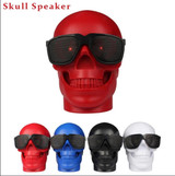 Sunglass skull bluetooth wireless speaker