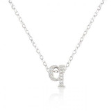 Micro-pave Initial Q Pendant (pack of 1 ea)