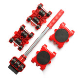 Dropshipping Möbel Mover Set Möbel Mover Tool Transport Heber Heavy Stoffe Moving Rad Roller Bar Hand Werkzeuge 5 Pcs Set
