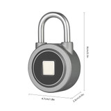 fingerimpression
 Smart Keyless Lock water resistant
 APP Button Password Unlock anti-fraud
 Padlock Door Lock