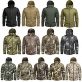 Mege Brand Clothing Autumn Men's Military Camouflage Fleece Jacket Army Tactical Clothing  Multicam Male Camouflage Windbreakers