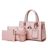 Luxury Designer Women Handbags Fashion PU Leather 3 Pieces Set Shoulder Bag Ladies New Casual Female Crossbody Tote Bags Bolsos Luxury Designer Women Handbags Fashion PU Leather 3 Pieces Set Shoulder Bag Ladies New Casual Female Crossbody Tote Bags Bolsos