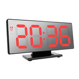 LED Mirror Digital Alarm Clock Electronic Watch Table Multifunction Snooze Night Display LED Desktop Alarm Clocks Despertador