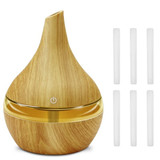 300ML USB Electric Aroma Air Diffuser Wood Ultrasonic Air Humidifier Essential Oil Aromatherapy Cool Mist Maker For Home