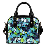 Funky Patterns in Blues - Shoulder Bag