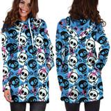 Skulland CrossBones | Premium Ladies Hoodie Dress