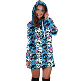 Skulland CrossBones | Premium Ladies Hoodie Dress