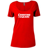 Counting Cars Logo Women's Relaxed Scoop Neck T-Shirt