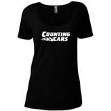 Counting Cars Logo Women's Relaxed Scoop Neck T-Shirt