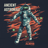 Ancient Aliens Astronaut Women's Relaxed V-Neck T-Shirt