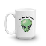 Ancient Aliens We Are Not Alone White Mug