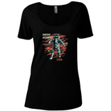 Ancient Aliens Astronaut Women's Relaxed Scoop Neck T-Shirt