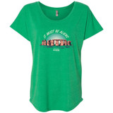 Ancient Aliens It Must Be Aliens Women's Tri-Blend Dolman