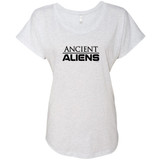 Ancient Aliens Logo Women's Tri-Blend Dolman T-Shirt