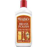 Wright's Brass and Copper Polish and Cleaner - 8 Ounce - Gently Cleans and Removes Tarnish Without Scratching