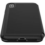 Speck Products Presidio Folio Leather iPhone Xs Max Case, Black/Black