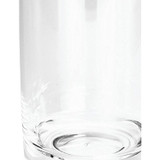 iDesign Eva Plastic Tumbler Cup, Holder for Makeup Brushes, Toothbrushes, Glasses, and Brushes on Bathroom, Vanity Countertops, College Dorm, Bedroom Desks, 2.75" x 2.75" x 4.25" - Clear