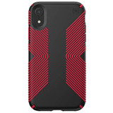 Speck Products Presidio Grip iPhone Xs/iPhone X Case, Black/Dark Poppy Red