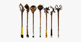 Games of Thrones Inspired 8 Pieces Makeup Brush