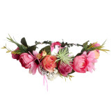 Bohemian Flower Crowns Beach Hawaii Floral Garland Romantic Rose Wedding Wreaths