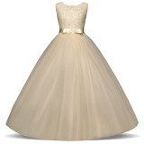 Girls Wedding Party Flower Girl Dress Princess Gowns Tulle Evening Dresses