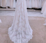 Lace V-Neck  Backless Bohemian Beach Wedding Dress Bridal Wedding Gown