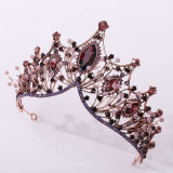 18 Styles of Vintage Baroque Crystal Tiaras Crowns  Party Hair Accessory