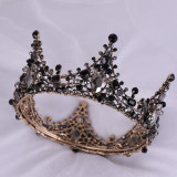 18 Styles of Vintage Baroque Crystal Tiaras Crowns  Party Hair Accessory