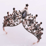 18 Styles of Vintage Baroque Crystal Tiaras Crowns  Party Hair Accessory