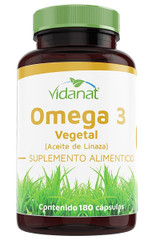 LINSEED OIL CAP 180 VIDANAT Aceite de Linaza Auxiliar en Presion Arterial