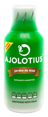 JARABE AJOLOTIUS  Con Miel 250ML Auxiliar en Vias Respiratorias