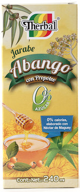 JARABE ABANGO PROPOLEO 0 AZUCAR 240 ML THERBAL