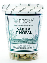 SABILA CON NOPAL 150 CAP PROSA