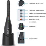 RENPHO Rechargeable Hand Held Deep Tissue Massager for Muscles, Back, Foot, Neck, Shoulder, Leg, Calf Cordless Electric Percussion Body Massage with Portable Design, Black