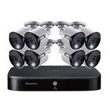 Lorex DK162-88DAE 4K Ultra HD 16-Channel Security System with 2 TB DVR and Eight 4K Ultra HD Bullet Security Cameras with Color Night Vision, Active Deterrence, and Smart Home Voice Control