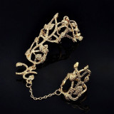Glam Punk Double Full Finger Knuckle Ring
