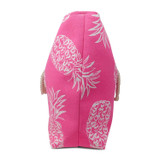 Pineapple Print Beach Rope Tote Bag