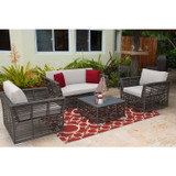 Graphite Loveseat with Cushion