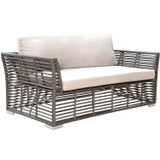 Graphite Loveseat with Cushion
