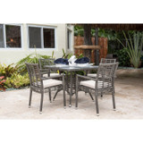Graphite Stackable Arm Chair with Cushion