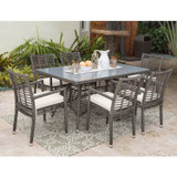 Graphite Stackable Arm Chair with Cushion
